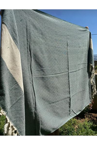 Totem Βαμβακερή Πεστίμπαλα με κρόσσια 100 x 180 cm