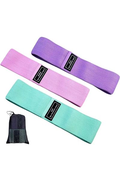 SKY TOUCH Set 3 benzi elastice, Sky Touch, 3 niveluri, multicolor, material elastic