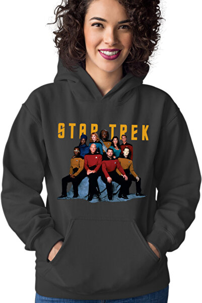 OEM Hanorac Femei Star Trek Crew Members Aliens Together Animated Series