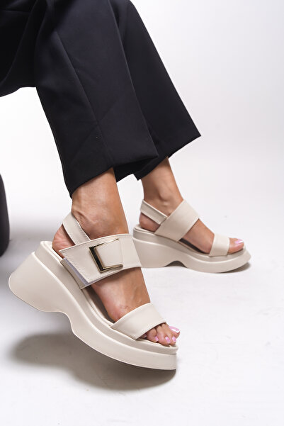 Riccon Gablynthi Women's Sandals 0012907 Beige