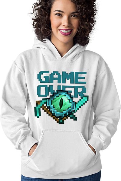 OEM Hanorac Femei Minecraft Game Over Diamond Tools