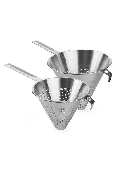 HENDI Sito chińskie stożkowe cedzak ze stali nierdzewnej śr. 185 mm - 547304