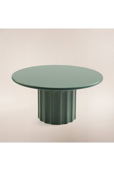 LA MESA porcelain cake stand Taibah collection, green dia 10inch
