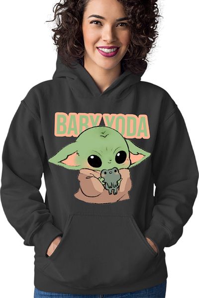 OEM Hanorac Femei Baby Yoda Frog Small Cute Pillow