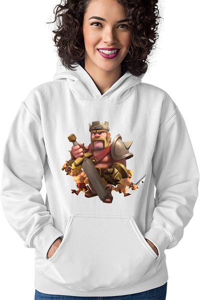 OEM Hanorac Femei Clash of Clans Gameplay Rotation Heroes Special Abilities