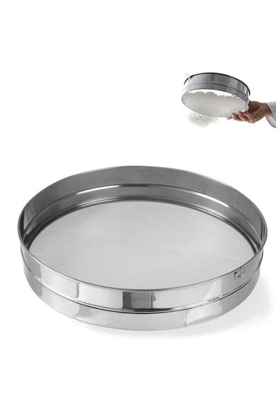 HENDI Sito piekarnicze gęste do przesiewania mąki śr. 407mm stalowe - 637838