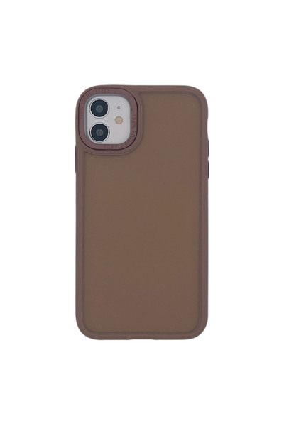 Nettech Apple iPhone 11 Uyumlu Angel Arka Koruma Kılıf (Kahverengi) NT-114435