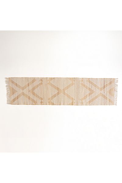 Cottage diamond jute wool runner 60*240