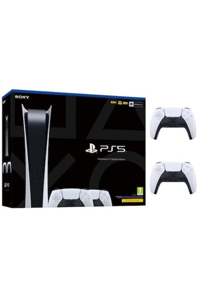 Sony Конзола PlayStation 5 Digital Edition + допълнителен контролер DualSense