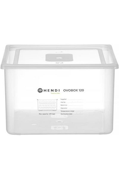 HENDI Pojemnik na jajka 8 tacek na 120 jaj OVOBOX 18 l 355 x 325 x 200 mm