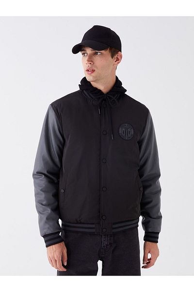 LC Waikiki LCW Casual Standard Mold College Collar Men's Bomber Coat