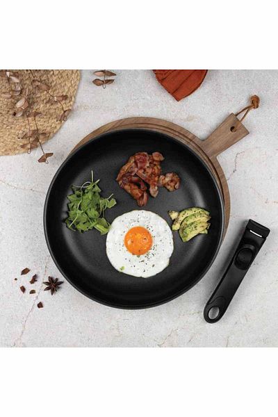 Berlinger Haus Titanium-coated cookware set, 9 pcs., Anthracite Collection