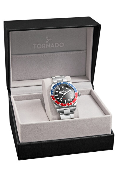 Tornado LUMINA DATE JUST Men's Analog Black Dial Watch - T24006-SBSB