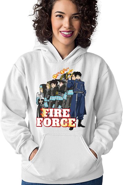 OEM Women's Hoodie Fire Force Kusakabe MagyarAnime