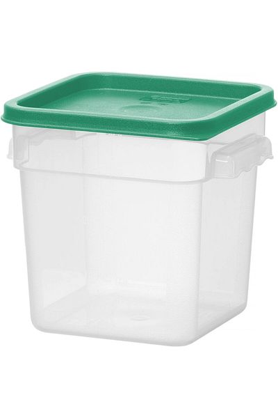 HENDI Pojemnik spożywczy do przechowywania żywności z podziałką 3.8 l 190 x 190 x 180 mm - 870914