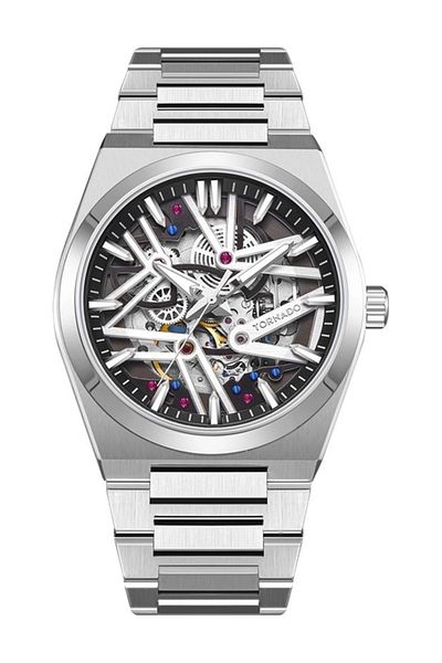 Tornado Autonova Men's Automatic Black Dial Watch - T24301-SBSB