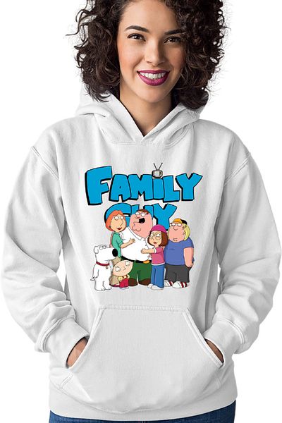 OEM Hanorac Femei Family Guy Group Photo TV Show Dog Crazy