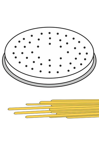 HENDI Końcówka sitko do wyrobu makaronu SPAGHETTI 22 otwory śr. 2 mm MPF2.5/4 - 229484