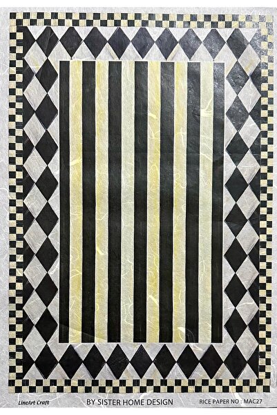 LİNEART PİRİNÇ DEKOPAJ KAĞIDI MAC27