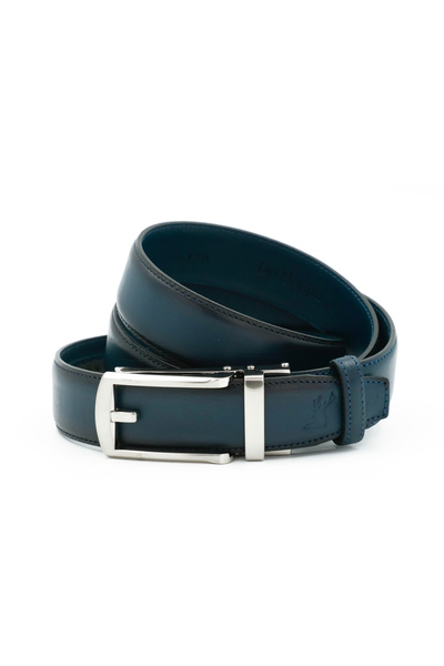 Tuna Nappa Genuine Leather 3 cm Automatic Classic Men's Belt - Kmr411