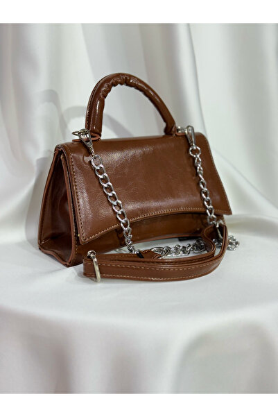 HERMANAS BUTİK Sert Kalıplı Tak-Çıkar Askılı El Çantası