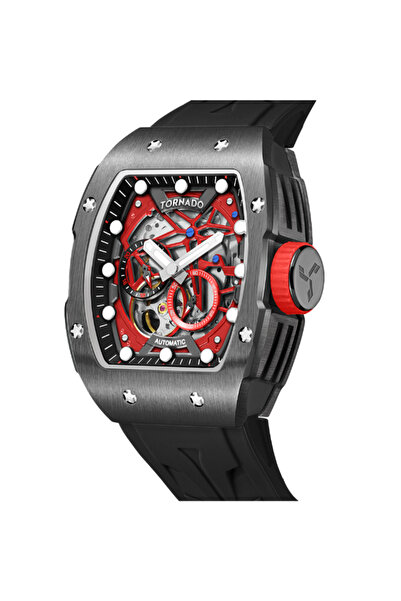 Tornado Xenith Men's Automatic Red Dial Watch - T24302-xsbb