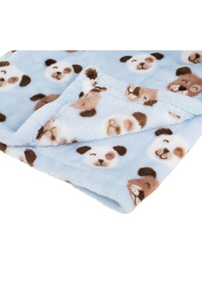 OEM Patura catifelata pentru bebe, 100x75 cm, Catelus