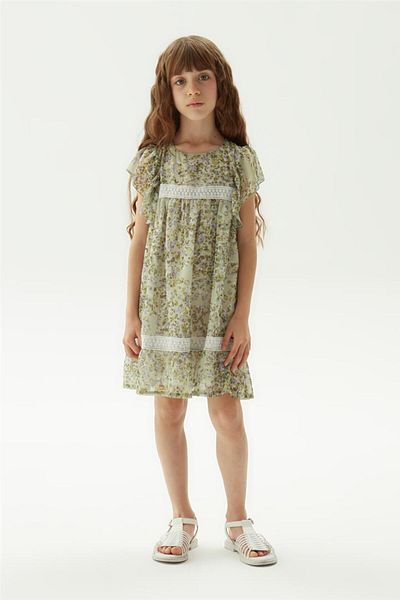 Tyess Girl Patterned Dress