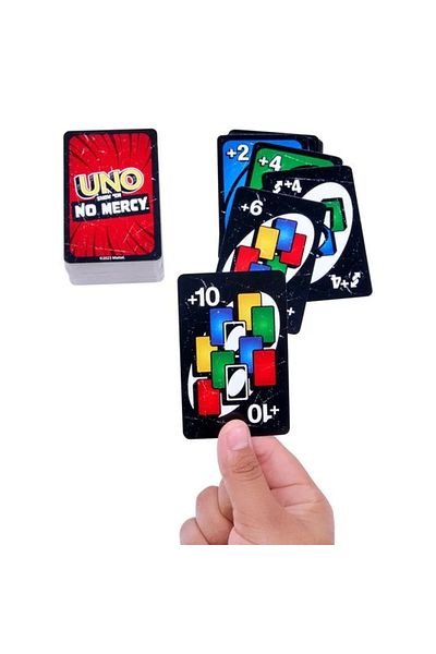 divendi-ro Board game Uno No Mercy, age 7+ years, size 9x4x12cm, multicolor