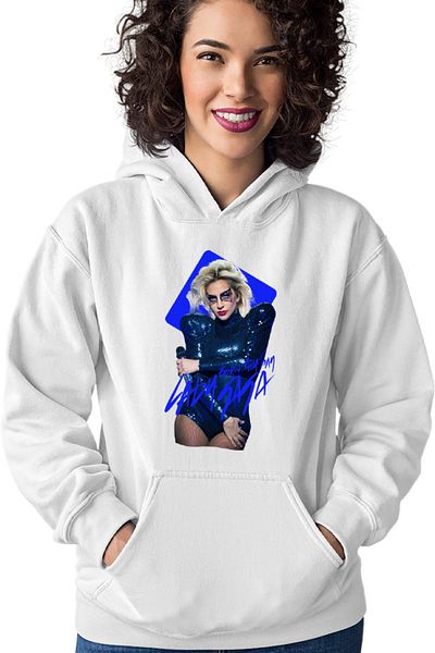 OEM Women's Hoodie Lady Gaga Stefani Joanne Bad Romance American Artist