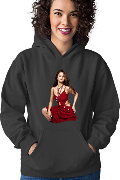 OEM Hanorac Femei Selena Gomez Red Dress Actress Singer Song