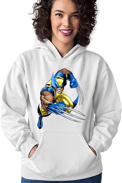 OEM Women's Hoodie Wolverine Human Mutant Roy Thomas Marvel Comics