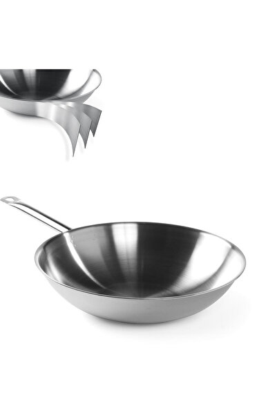 HENDI Tigaie WOK cu 3 straturi - fără capac - 839003