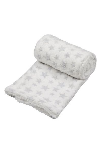 OEM Patura pufoasa pentru bebe, 100x75 cm, Stelute