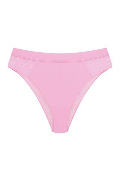 Bloovii Slip brazilian pentru femei, cu bandă lată în față și plasă la spate | Saoui