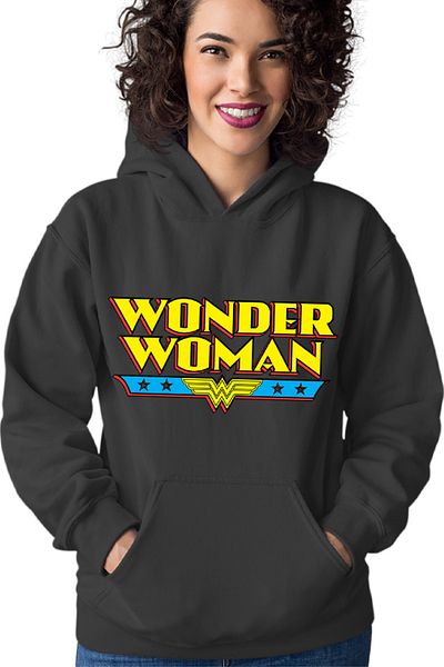 OEM Hanorac Femei Wonder Woman Logo American Comic Books Action