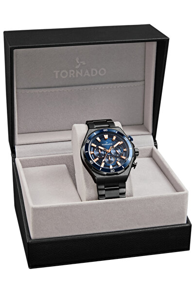 Tornado Stellar X Men's Multi Function Blue Dial Watch - T24104-BBBN