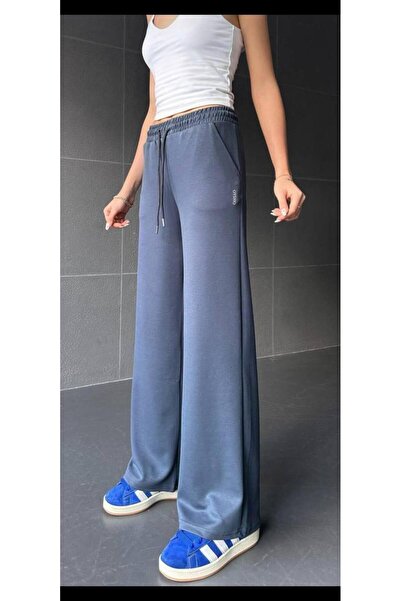 NightLove بنطال واسع الساق من القماش المشروط مع جيوب ديناميكية 158