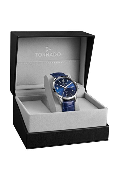 Tornado Classic Men's Analog Blue Dial Watch - T24007-SLNN