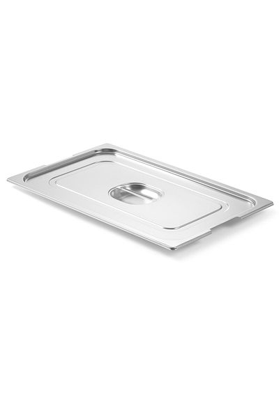 HENDI Pokrywka do pojemnika GN Profi Line z wycięciem na uchwyty GN1/1 530x325mm stal nierdzewna
