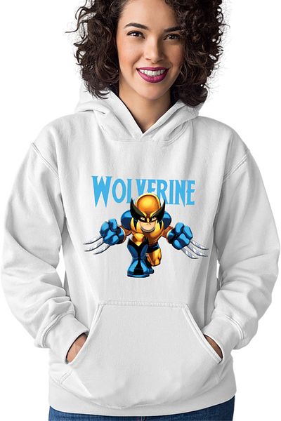 OEM Hanorac Femei Wolverine Chibi Small Claws Fast Ability Action Horror