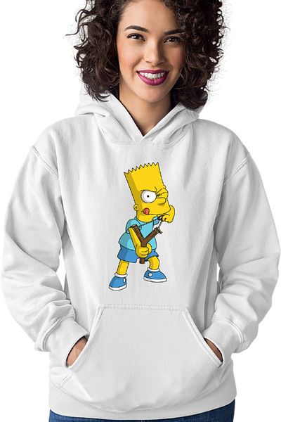 OEM Women's Hoodie The Simpsons Game Matt Groening Sitcom American