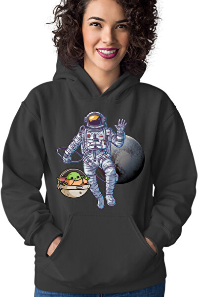 OEM Hanorac Femei NASA Astronaut Star Wars Baby Yoda Pluto Adorable Heart