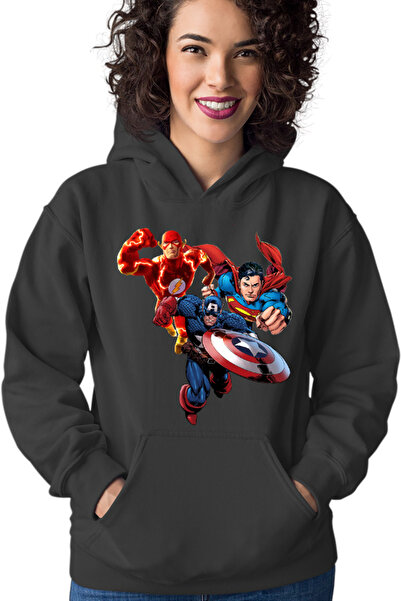 OEM Hanorac Femei Flash Captain America Superman Fly Mystery Supranatural