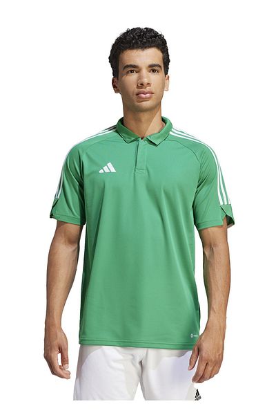 adidas Tiro23 L Polo Men's Football Polo Neck T-Shirt Green