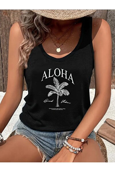 NOFLEN ΓΥΝΑΙΚΕΙΟ T-SHIRT ALOHA PRINTED