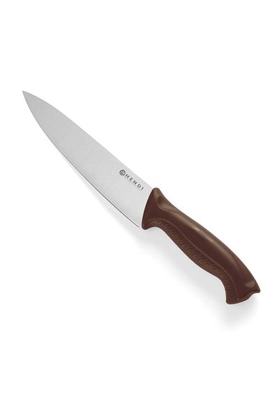 HENDI Nóż kuchenny do wędlin i gotowanych mięs HACCP 320mm - brązowy - 842669