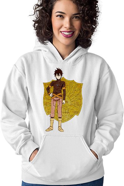 OEM Women's Hoodie Black Clover Yuno Kingdom Spells Otaku Cosplay