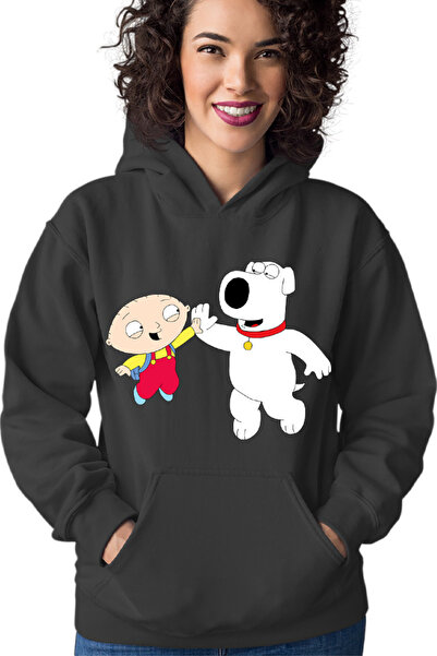 OEM Hanorac Femei Family Guy Dog Best Friend Hi5 Animation Cartoons