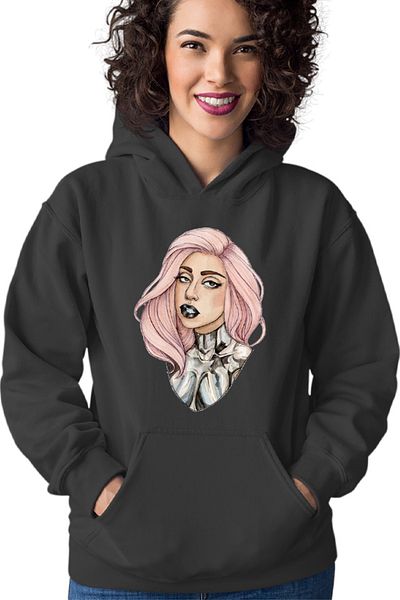 OEM Hanorac Femei Lady Gaga Draw Beautiful Model Fashion Design